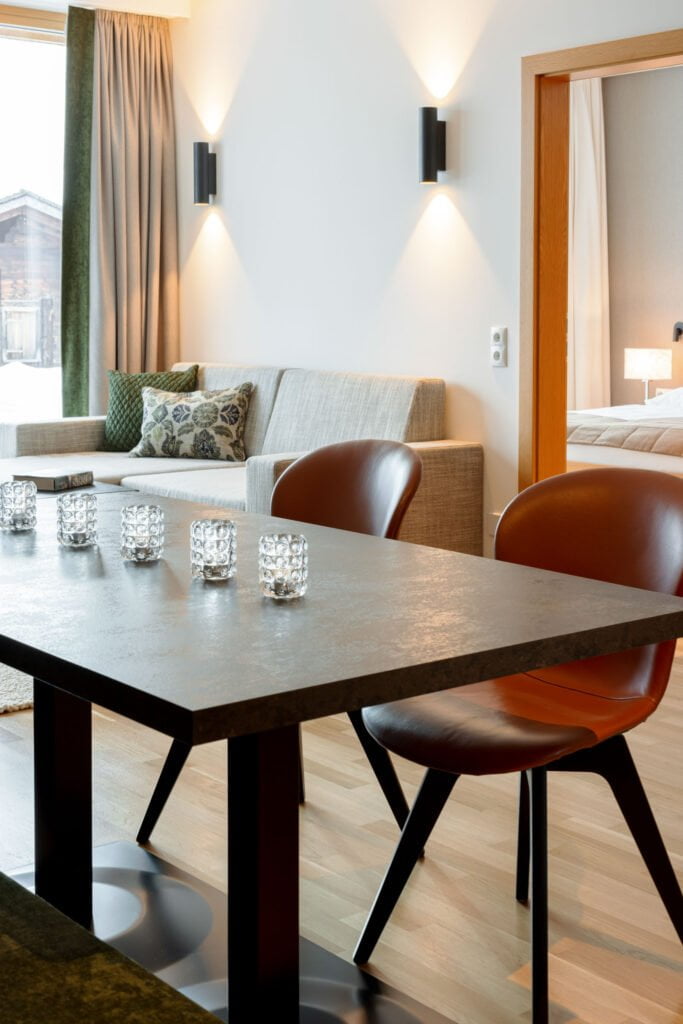 Wohnzimmer Appartement Schneeglöckle